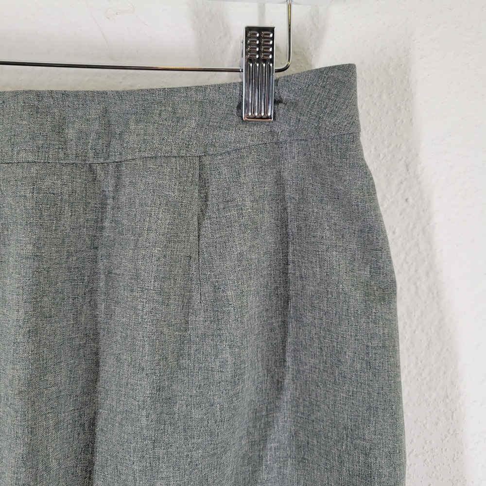NWT New York & Company City Stretch Skirt Womens Sz 10 Gray Office - Picture 5 of 10